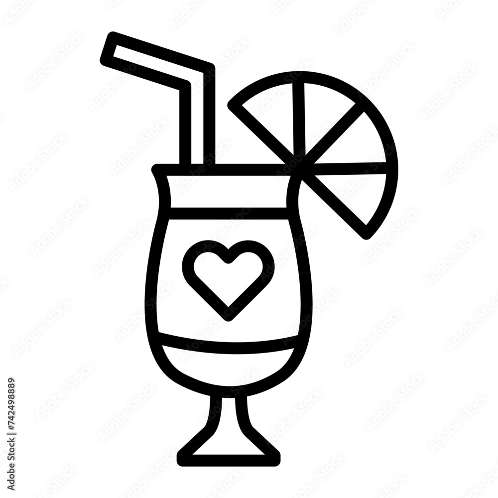 Canvas Prints drink line icon