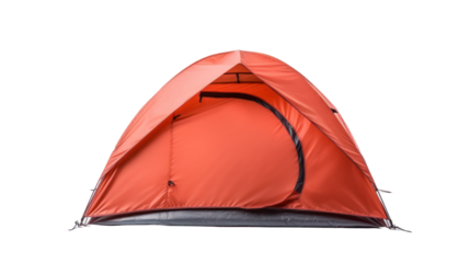 modern tourist tent isolated on transparent and white background.PNG image