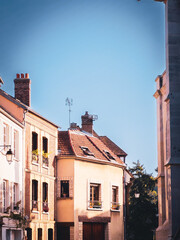 Street view of downtown Vernon, France