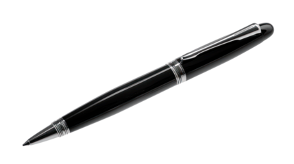 Pen ballpoint pen isolated on transparent and white background.PNG image