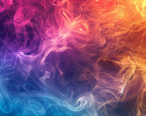 An abstract backdrop background inspired by the concept of fun incorporating elements of a heath set and swirling smoke for a truly original artistic experience - obrazy, fototapety, plakaty