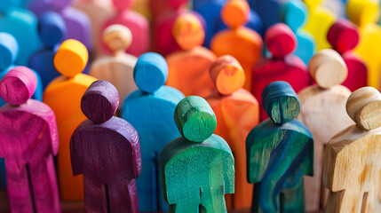 Una Ilustraci&oacute;n Colorida Representando DEIB: Fomentando la Inclusi&oacute;n en Cada Tono