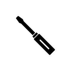 Screwdriver icon isolated on white background. Screwdriver vector icon