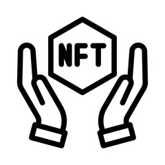 nft line icon