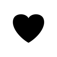Heart icon isolated on white background. Heart vector icon. Like icon vector. Love