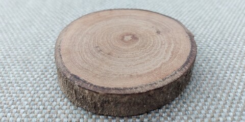 Naklejka premium cross section of tree trunk