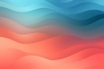 Faded Coral to Steel Blue abstract fluid gradient design, curved wave in motion background for banner, wallpaper, poster, template, flier and cover