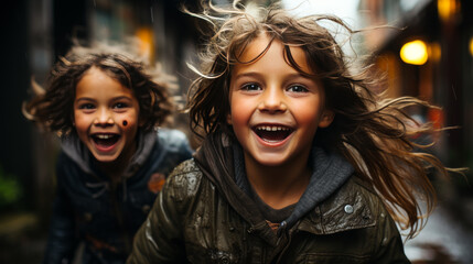 Emotional Kids: A Collection of Photos Showing Kids Expressing Their Emotions and Feelings - obrazy, fototapety, plakaty