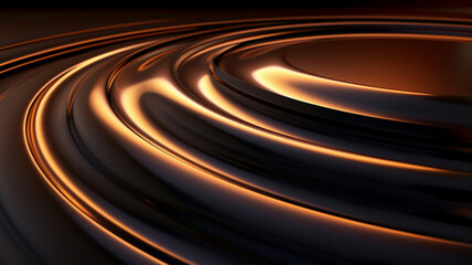 abstract curve copper background - 742521859