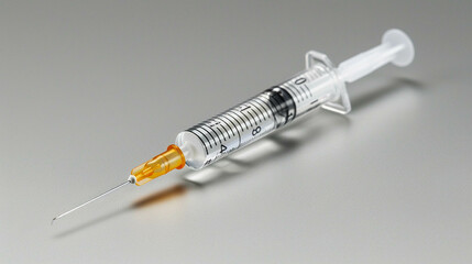 Close up of a vaccine vial and syringe immunization efforts - obrazy, fototapety, plakaty