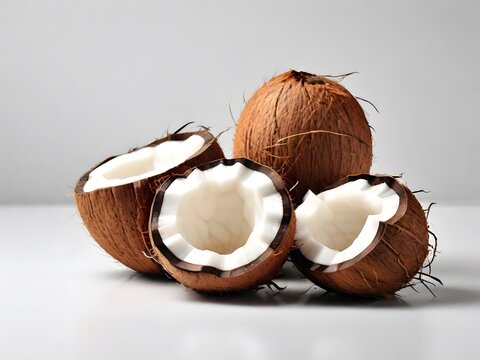close up image of a coconut