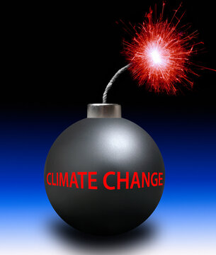 Climate crisis, conceptual illustration