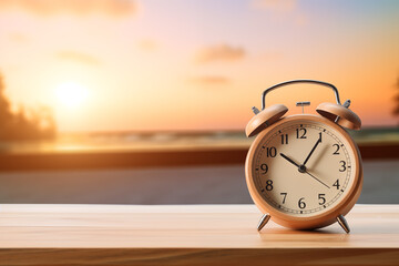 Clock on Side with Ample Space for Design Composition