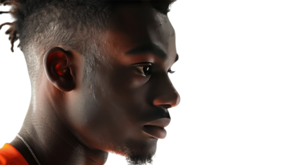 soccer player man isolated on transparent and white background.PNG image