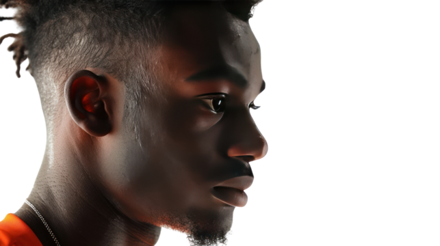 soccer player man isolated on transparent and white background.PNG image