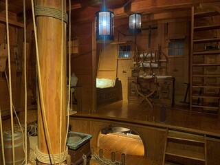 Replica del camarote de Crist&oacute;bal Col&oacute;n, Gran Canaria