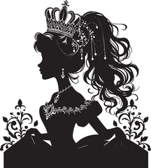 princess silhouette © Tehreem