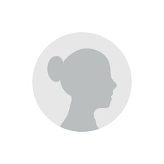 woman profile illustration