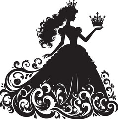disney princess silhouette