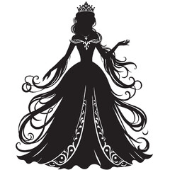 princess silhouette © Tehreem