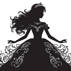 princess silhouette © Tehreem