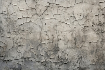 Processed collage of obsolete stucco wall with visible cracks texture. Background for banner, backdrop - obrazy, fototapety, plakaty