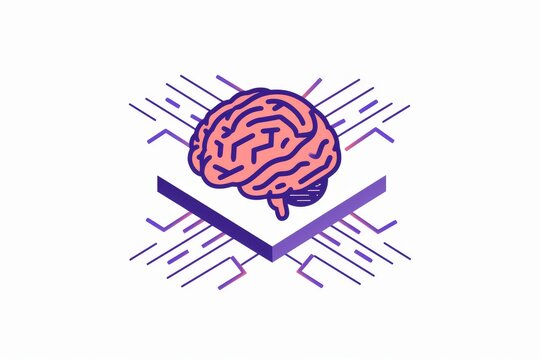 AI Brain Chip development. Artificial Intelligence ai mind superior colliculus axon. Semiconductor cognitive flexibility circuit board axon guidance complexes