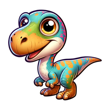 recommend clip art: Cute Dinosaur Cartoon. Gallimimus Clipart