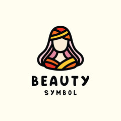 Beauty Girl Logo Feminine Vector, Women Spa And Salon Icon Symbol, Natural Beautiful Creative Vintage graphic Design.