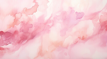 Fototapeta premium Abstract Millennial Pink Watercolor Bliss background Ai Generative
