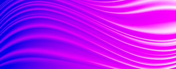 Purple draped textile background. Soft folds of satin fabric. Abstract background - 742552662