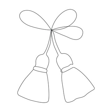 recommend clip art: continuous single line celebration outline vector art drawing and illustration
                    