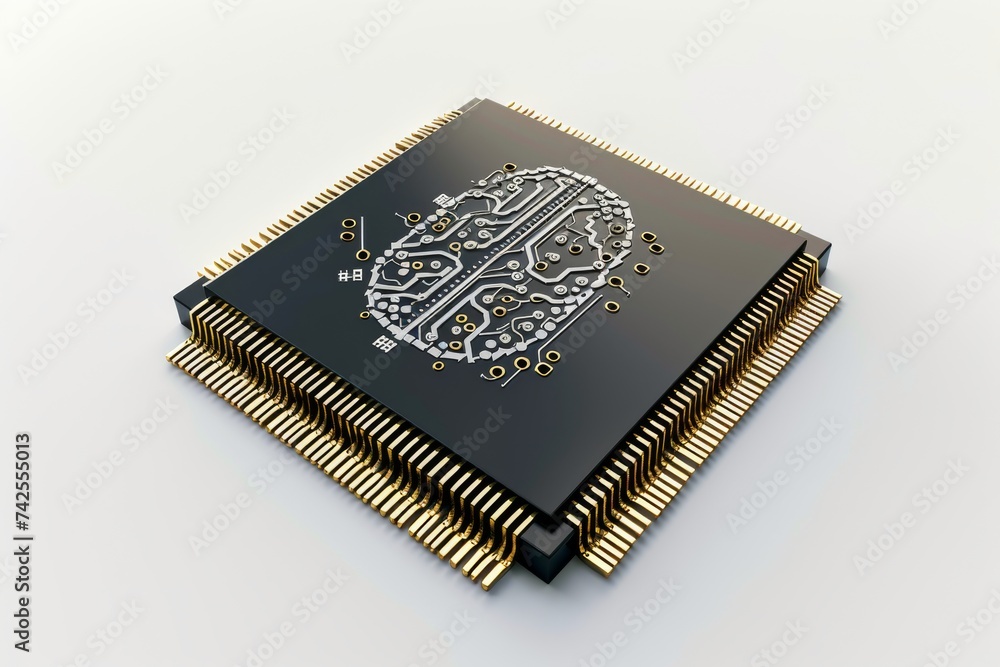 Poster ai brain chip network. artificial intelligence krypton mind server log management axon. semiconducto