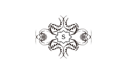 Luxury Skull Design Alphabetical Logo