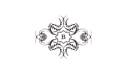 Luxury Skull Design Alphabetical Logo