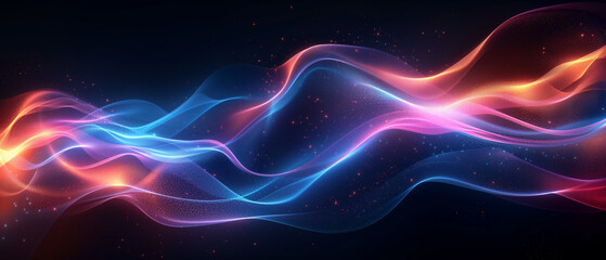Waves of luminescence ebb and flow, crafting a symphony of colors against the cosmic backdrop