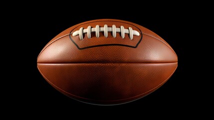 Realistic American Football Ball - Transparent

