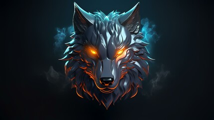 Wolf Esport Mascot Logo - Fox Gaming Logo with Badge

