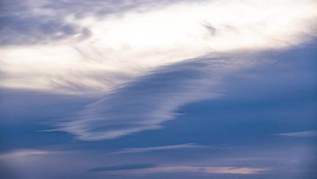 Timelapse of Lenticular Cloud forming