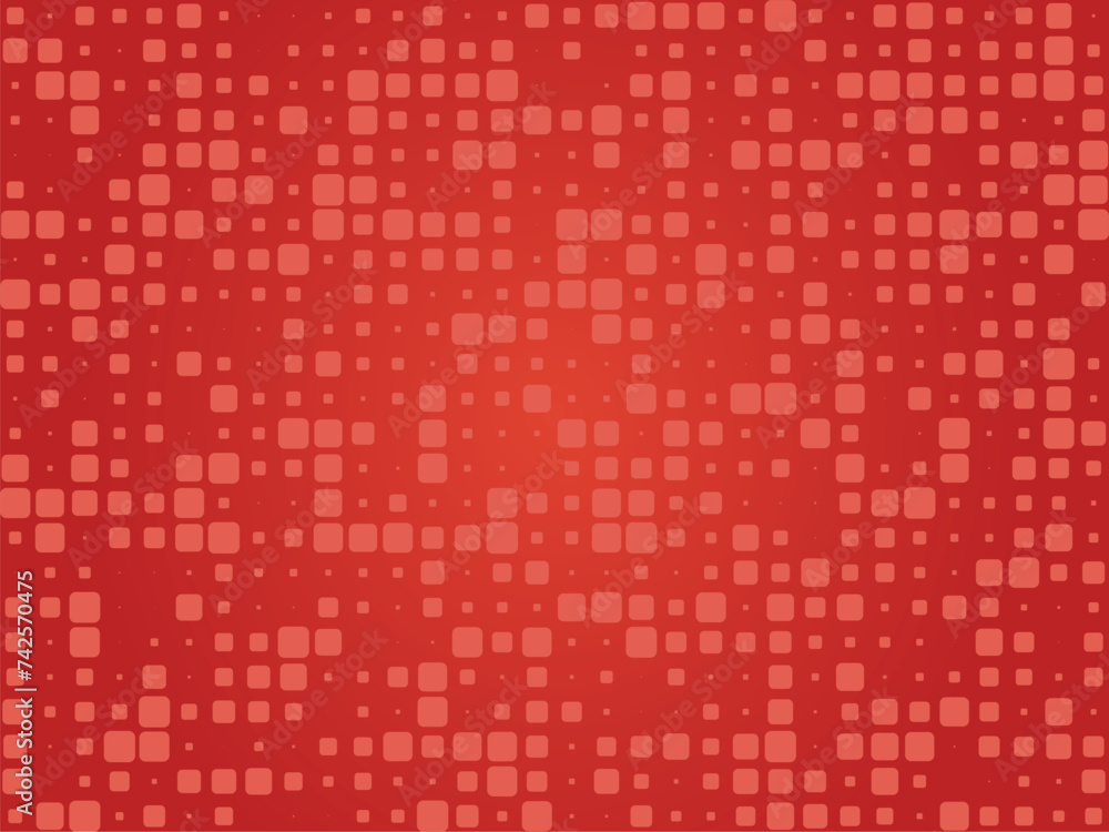 Poster captivating abstract red background featuring intricate squares. modern design