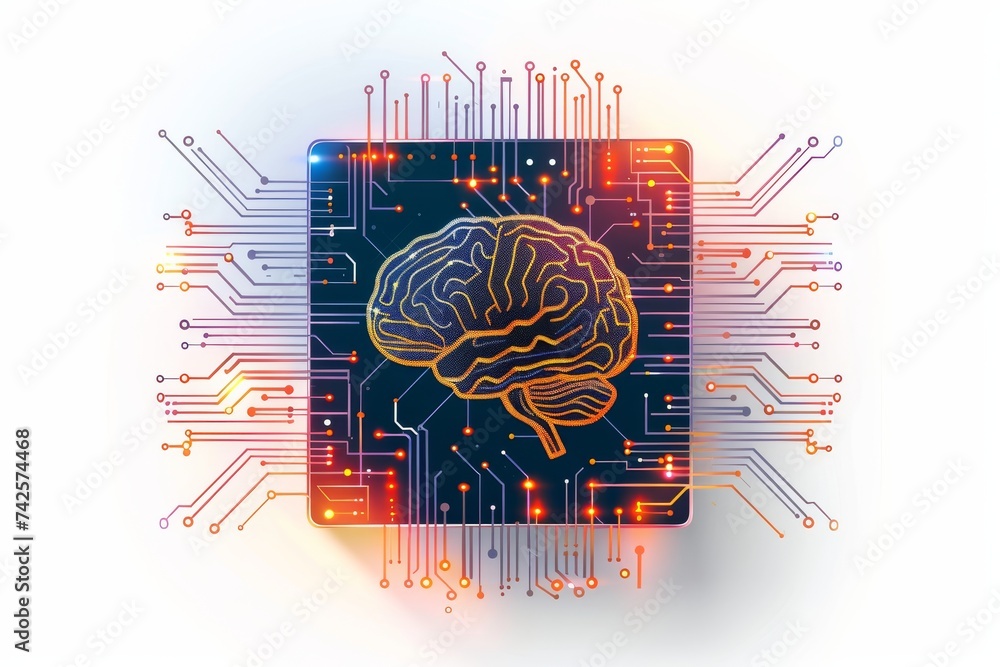 Poster ai brain chip low. artificial intelligence certificates mind quantum annealing axon. semiconductor s