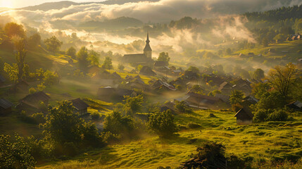 Maramures is a region in the north.