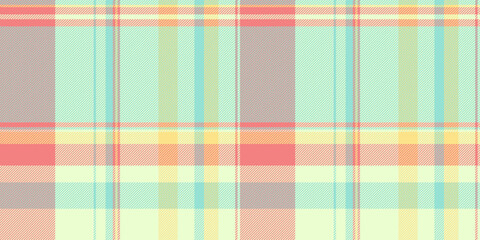 Scratch fabric vector background, service tartan texture plaid. Lined textile check pattern seamless in teal and light colors.
