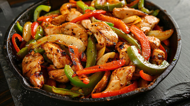 Mexican Grilled Chicken Fajitas