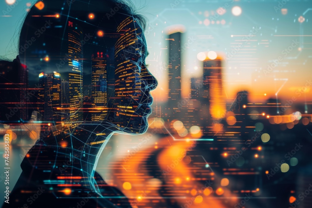 Poster ai brain chip security. artificial intelligence memory neurotechnology regulation. semiconductor neu