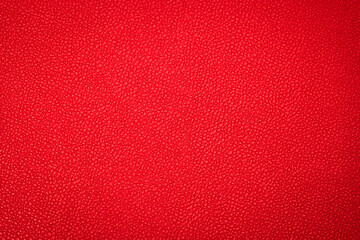 Close-up of red leather show detail and texture