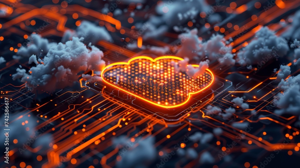 Poster step into the future of cybersecurity, where blockchain and cloud security innovations redefine digi