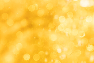 Abstract gold bokeh defocus glitter of light