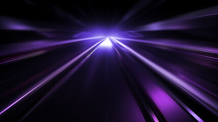 Obraz premium Abstract purple gradient textured background with glowing light rays and bright waves and lines