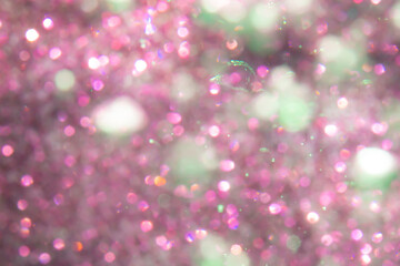 Abstract pink bokeh luxury